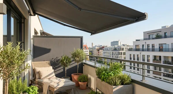 Sonnenschutz für den Balkon