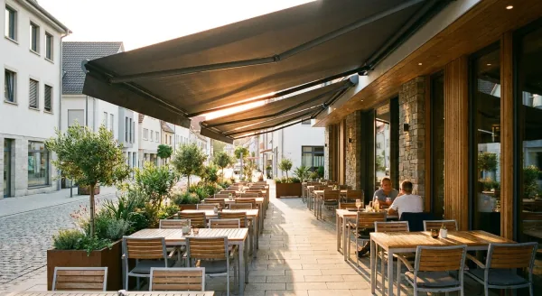 Sonnenschutz für die Gastronomie